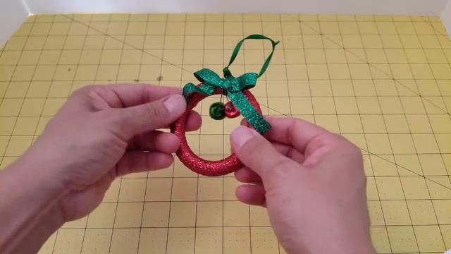 Wood Rings Wreath Ornaments Tutorial | Nanda's Crafts смотреть онлайн