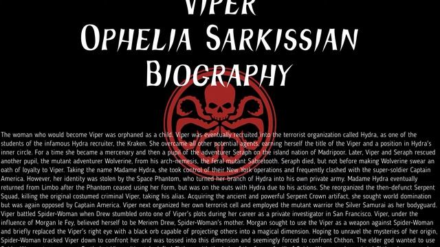 Viper (Ophelia Sarkissian) смотреть онлайн