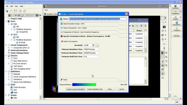 Using XFdtd and XGtd to Design and Analyze a Helical Antenna on a Satellite смотреть онлайн
