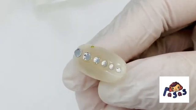 Pasasfashion Rhinestones Round flats Multi-colors and sizes For Acrylic Gel nails Iron-on design DI смотреть онлайн