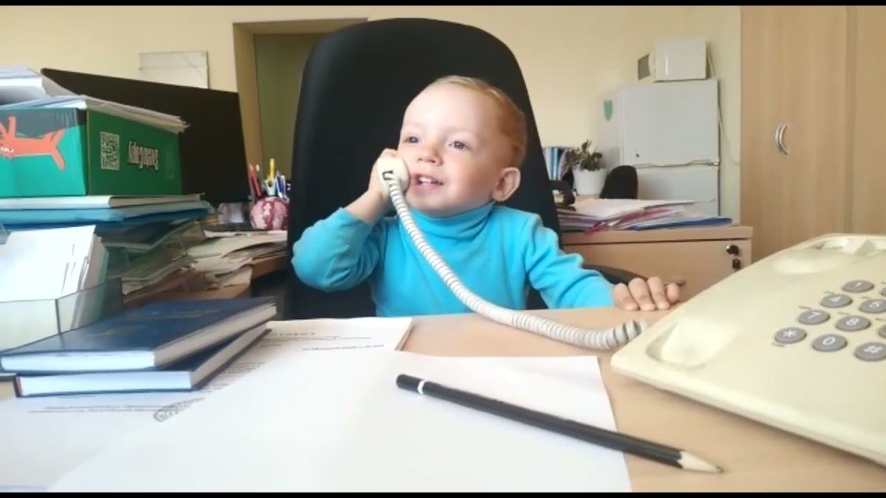 У папы на работе