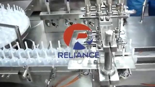 Pharmaceutical glycerin Micro enema liquid gel bottle RVFM filling machine - Reliance Machinery смотреть онлайн