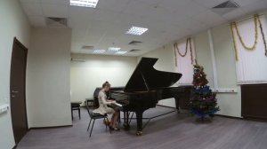 И.С.Бах. Двухголосная инвенция си минор