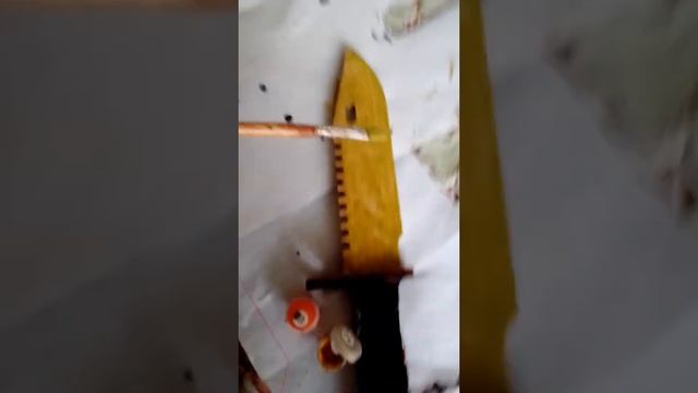 делаю скин зуб тигра на деревянном ноже смотреть онлайн