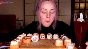 🍿MUKBANG | Суши и роллы | Sushi and rolls | не ASMR