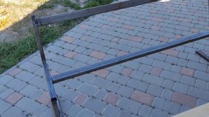 Садовая мебель своими руками: скамья для беседки из профильной трубы.