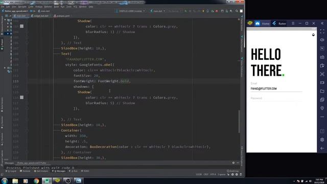 Flutter UI Project - Neon Themed Login UI with Animation in Flutter - Speed Code смотреть онлайн