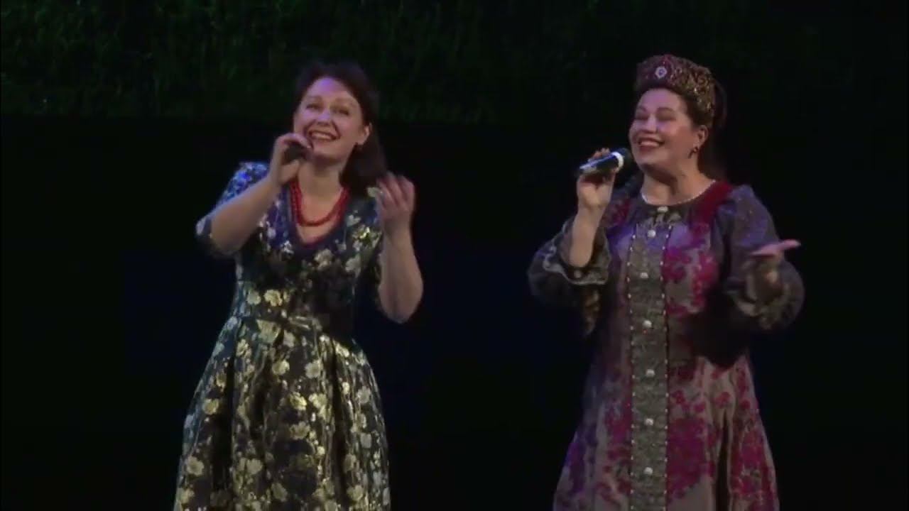 "Веселое село". Муз. А. Аверкина, сл. С. Красикова. Дуэт Наталья Пашкова  и Татьяна Семушина.
