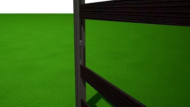 Забор «Ранчо» из ДПК HILST смотреть онлайн