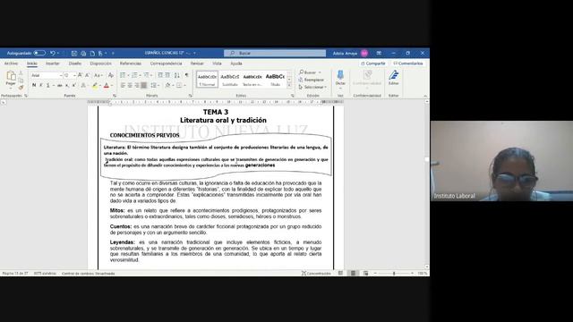 Español 12° Humanidades David 23-1-2021 смотреть онлайн