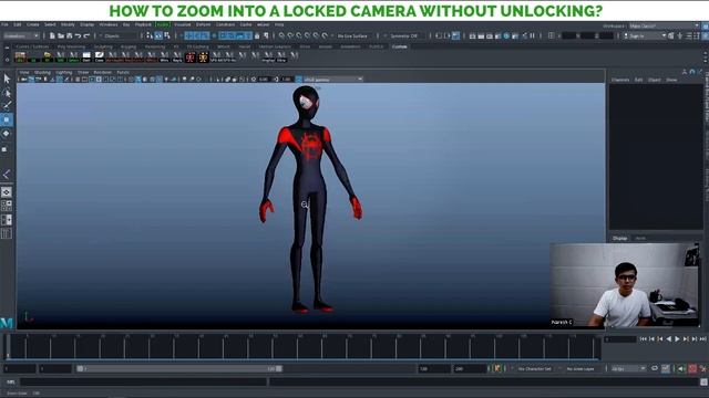 Maya Quick Tip: Zoom In To Locked Camera without Unlocking | Maya Tutorial | Animation Tutorial смотреть онлайн