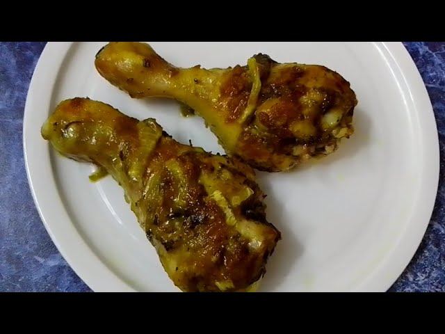 Куриная голень в духовке. смотреть онлайн