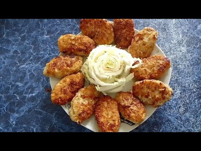 Куриные котлетки с кабачком смотреть онлайн