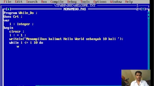 Turbo Pascal/Program While_Do. смотреть онлайн