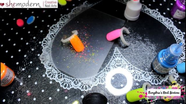SHE MODERN NEON SPARKLING GLITTER RANGE SWATCH смотреть онлайн
