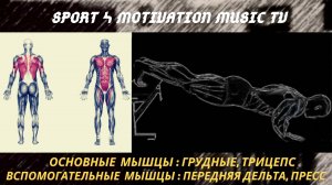 Отжимания с ногами на возвышенности. Отжимания на грудь