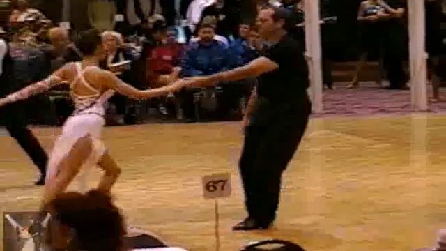 Mary Poll Collins dancing West Coast Swing with ProAm partner Ken in Columbus Ohio смотреть онлайн