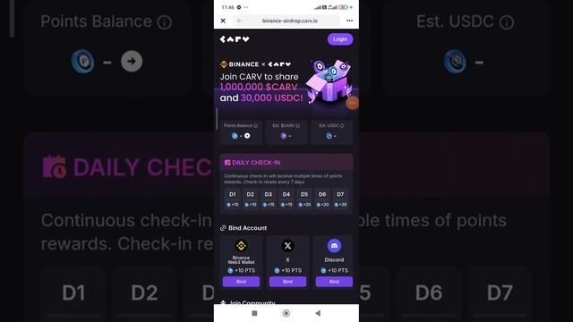 BINANCE WEB3 WALLET AIRDROP | 1M CARV Token Airdrop | SOUL Token I Carv Airdrop Join I Soul Token I смотреть онлайн