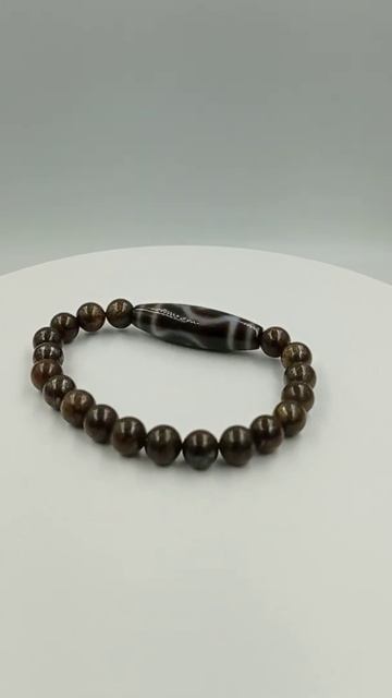 Зеленая Тара бусина Дзи (браслет бронзит) смотреть онлайн