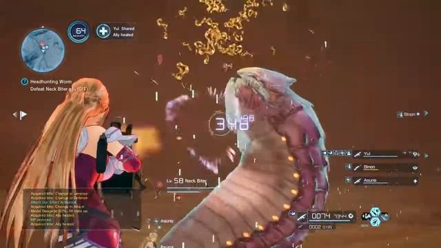 Sword Art Online: Fatal Bullet | Quest: Headhunting Worm. смотреть онлайн