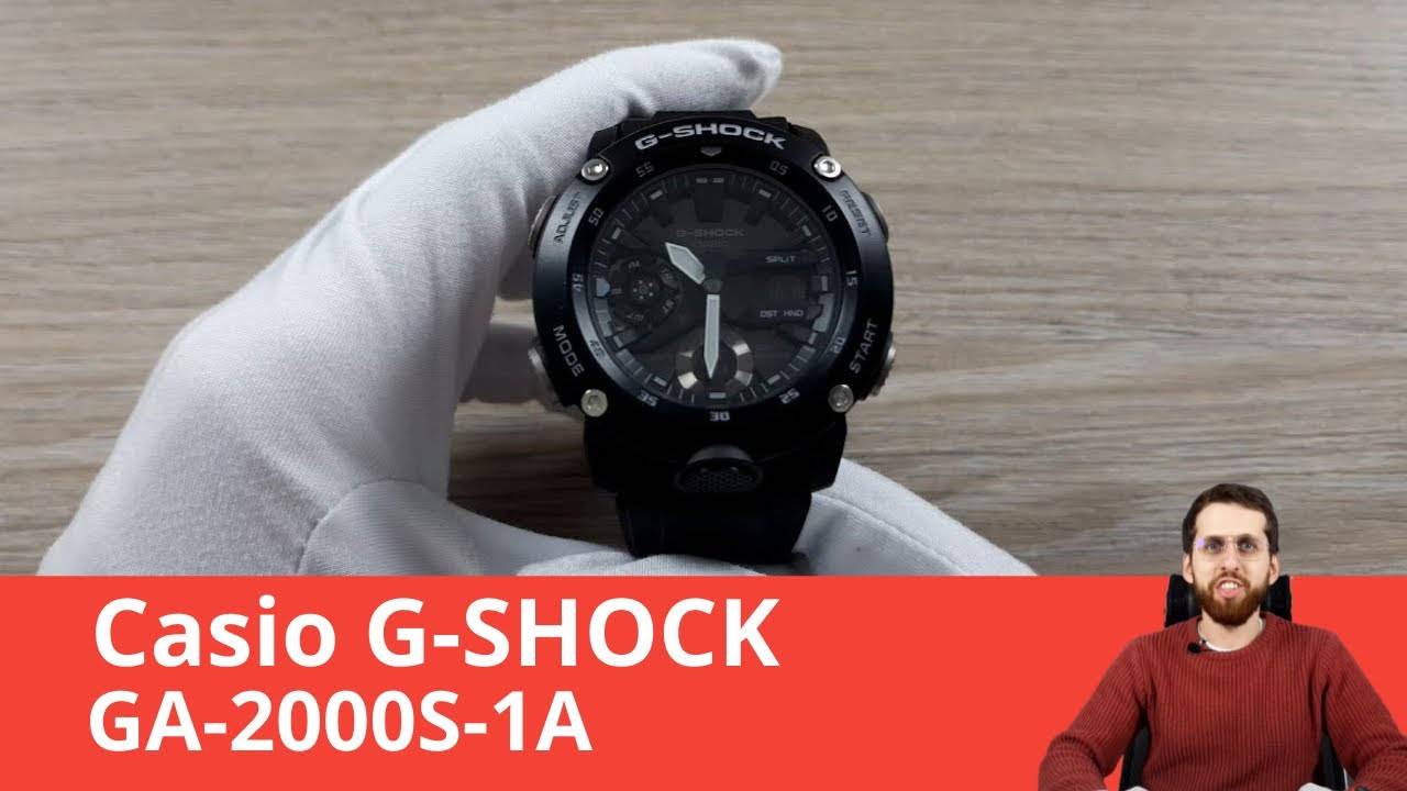 Обзор часов Casio G-SHOCK GA-2000S-1A