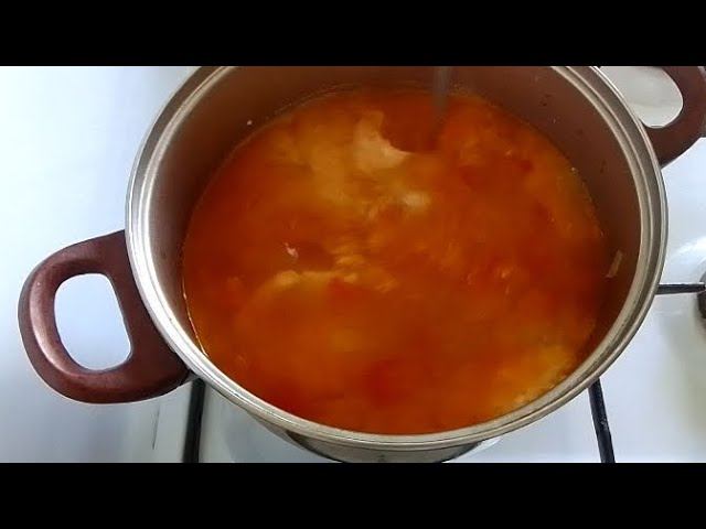 Куриный суп с макаронами и сливками смотреть онлайн