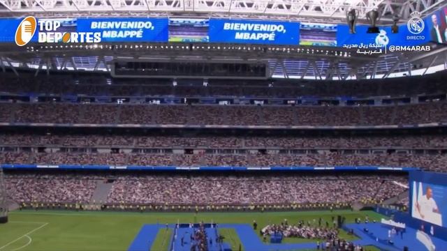 PRESENTACIÓN DE #MBAPPE ante el Santiago BERNABÉU смотреть онлайн