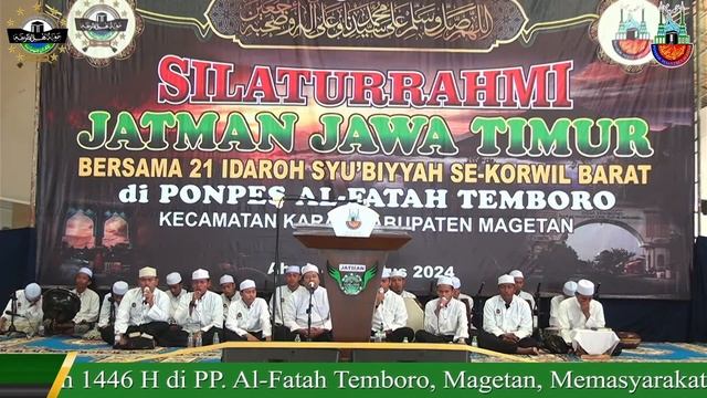 SILATURRAHMI JATMAN JATIM BERSAMA 21 IDAROH SYU’BIYYAH SE-KORWIL BARAT di PONPES AL-FATAH TEMBORO смотреть онлайн