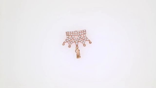 Золотой подвес с фианитами, артикул 558096 смотреть онлайн