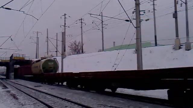 2.02.2013. 'ВЛ80С-2267' с грузовым. смотреть онлайн