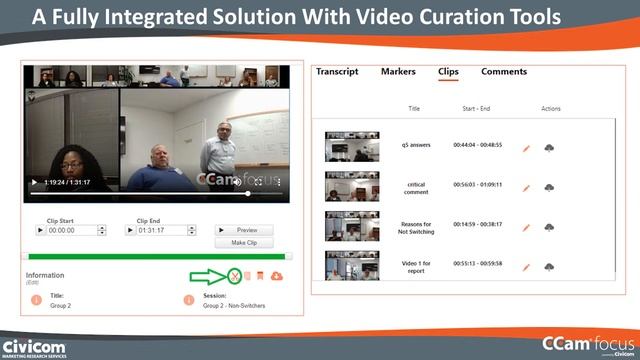 CCam® focus - HD 360° Focus Groups With Integrated Video Curation Tools смотреть онлайн