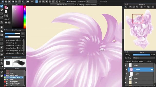 Speedpaint: Sky Cat Portrait смотреть онлайн