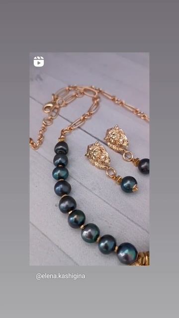 " Золотой лев" для Галины из Краснодара. #былостало #авторскиеукрашенияизнатуральныхкамней смотреть онлайн