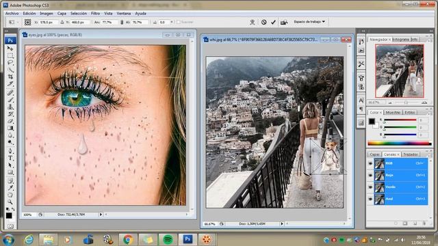 EDICIÓN CON ADOBE PHOTOSHOP CS3! смотреть онлайн