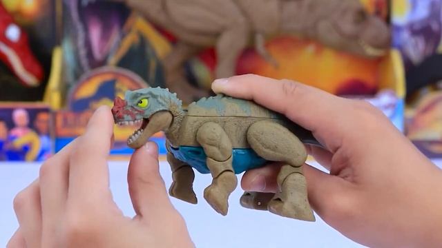 Jurassic World Unboxing Review ASMR| Giant Allosaurus, Atrociraptor, Indoraptor, Cryolophosaurus