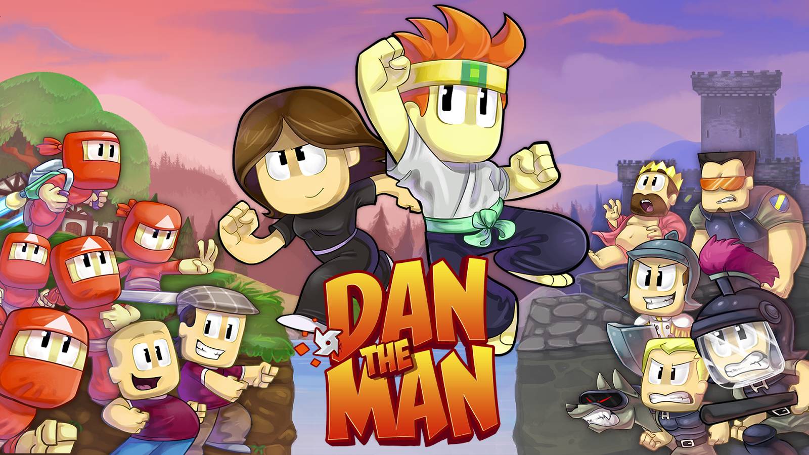 Играю в Dan The Man на gamesir x2 смотреть онлайн