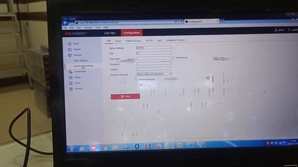 Hikvision IP Camera Enable Onvif Protocol.