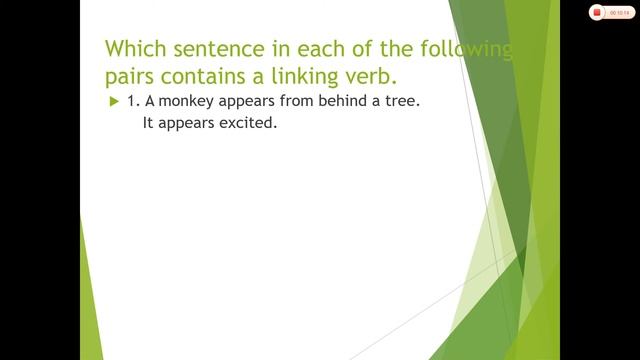 TENSE PART 3 LINKING VERB смотреть онлайн