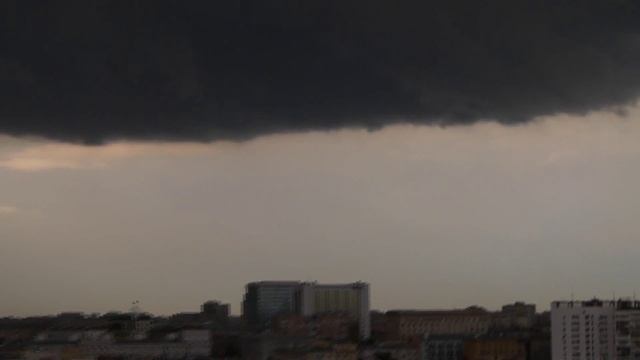 Moscow thunderstorm - Гроза в Москве 2 июля 2014 смотреть онлайн