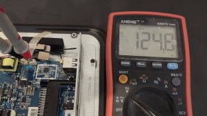 Быстрая проверка подсветки телевизора с помощью мультиметра ANENG AN870.