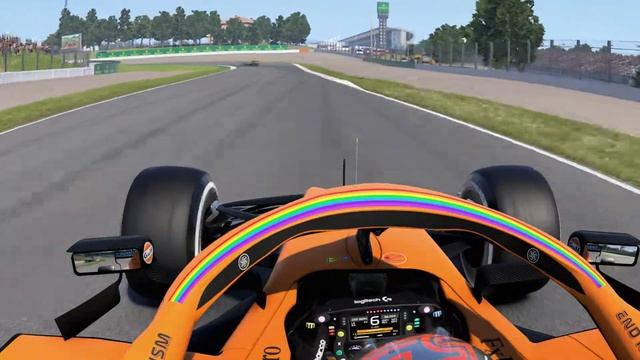 F1 2020 Carlos Sainz realistic camera onboard in spain FP1 смотреть онлайн