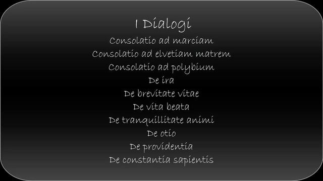 Lezione di latino: Seneca i Dialogi (Dialoghi) parte 2 смотреть онлайн