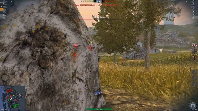 Phobos играет в WOT Blitz!!! смотреть онлайн