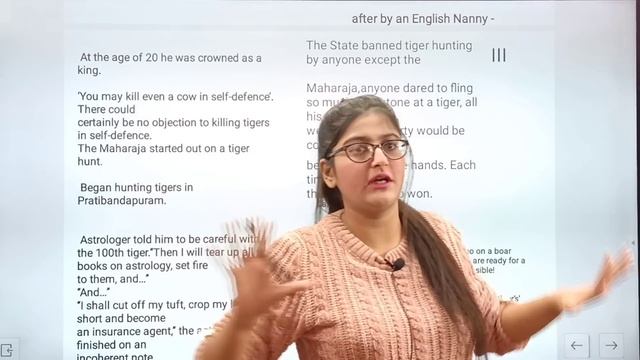 The tiger king class 12 in hindi |The tiger king class 12 | Class 12 English смотреть онлайн