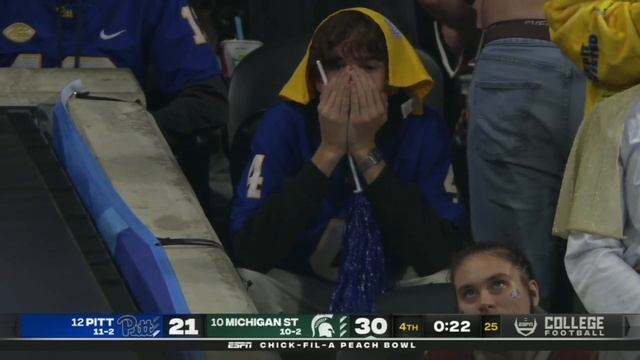Michigan State GAME SEALING 78 Yard Pick Six vs Pitt | 2021 College Football смотреть онлайн