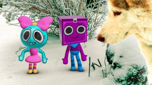 Бокстен и Поппи из Мира Денди пришли к нам за помощью! Хаски Бублик Говорящая собака