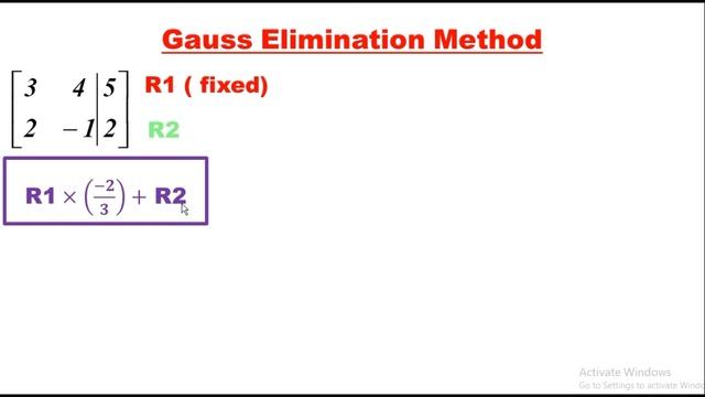 Gauss elimination and Gauss Jordan methods смотреть онлайн