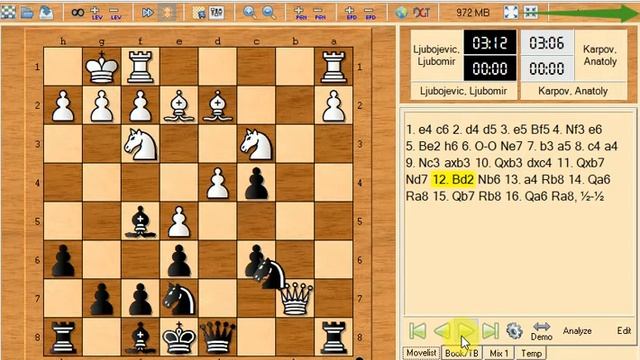 Karpov anatoly and ljubojevic l 1996 == v406 смотреть онлайн