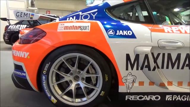 Porsche Cayman GT4 (981)- Essen Motor Show 2016 смотреть онлайн