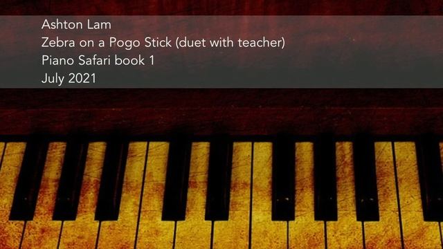 Ashton Lam - Zebra on a Pogo Stick смотреть онлайн